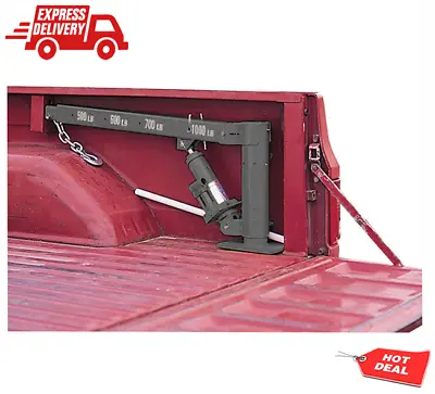 Buy 1/2 Ton Capacity Pickup Truck Bed Crane Lifts Folds Away Locks In 4 Positions • 143.62$