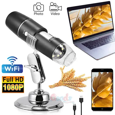 Buy 1000X Wireless Digital Microscope WIFI Handheld USB Inspection Camera Magnifier • 32.29$
