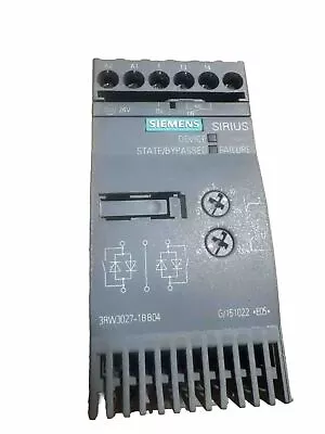 Buy Siemens 3rw3027-1bb04, Ac Semi Conductor Motor Starter, New Plc • 75$