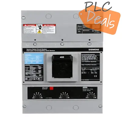 Buy 1PC New Siemens JXD63B400 Sentron Circuit Breaker 400 Amp 600VAC 600V 3 Pole • 3,159.42$