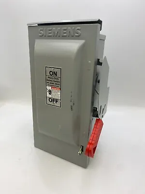 Buy Siemens HF221NR Safety Disconnect Switch Fusible Heavy Duty 30 Amp 240VAC 2 Pole • 70$