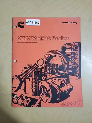 Buy Cummins VT VTA-1710 Series Construction Locomotive Engine Parts Catalog Manual • 28.45$