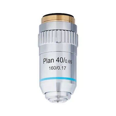 Buy AmScope 40X Plan Achromatic Objective Lens With Knurled Ring • 56.99$
