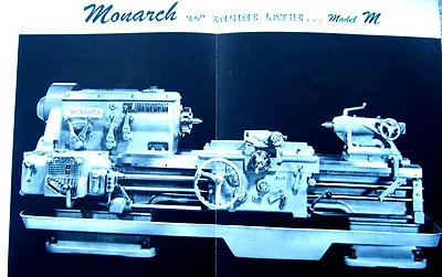 Buy Monarch Model M 20  Lathe, Operations And Parts Manual • 35$