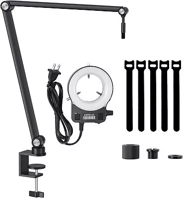 Buy TOMLOV Digital Microscope Flexible Boom Arm Suspension Stand With LED Ring Light • 79.99$