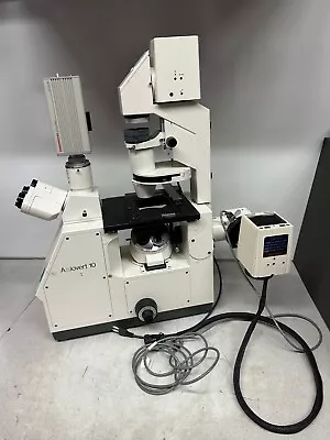 Buy CARL ZEISS Axiovert 10 Inverted Microscope 45 17 00 & Hamamatsu C4742-95 Camera • 99.95$