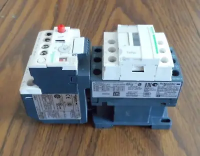 Buy Schneider Electric LC1D09G7 25 AMP CONTACTOR WITH LR9D08 ELECTRONIC OVERLOAD • 25$