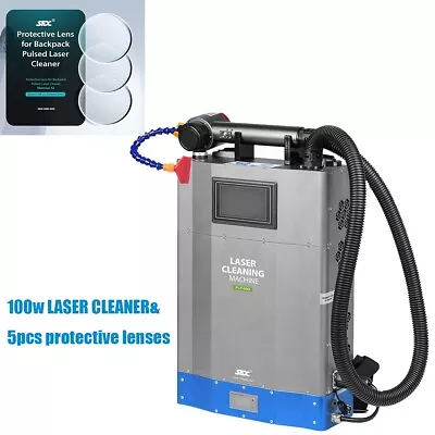 Buy SFX 100W Laser Cleaning Machine & 5pcs Protective Lens With Battery Rust Removal • 9,090.55$