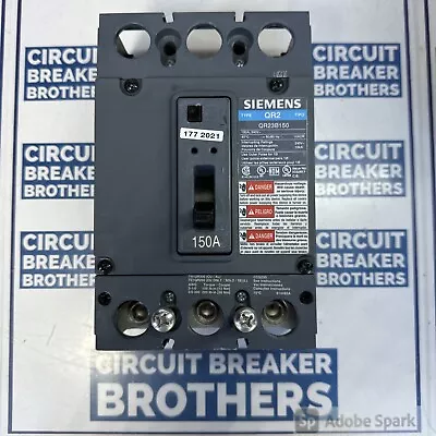 Buy SIEMENS QR23B150 150 Amp 240 Vac 3 Pole Circuit Breaker-Warranty (Ship Same Day) • 319.99$
