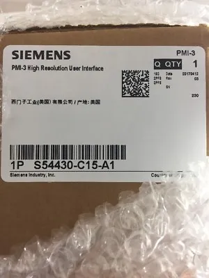 Buy Siemens GPMI PMI-3 Person Machine Interface XLS Manufacture Sealed  Package *New • 3,600$