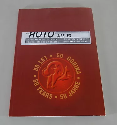 Buy Operating Instructions / Parts Catalogue SIP Front Drum Mower ROTO 311F, FG From 2005 • 32.09$