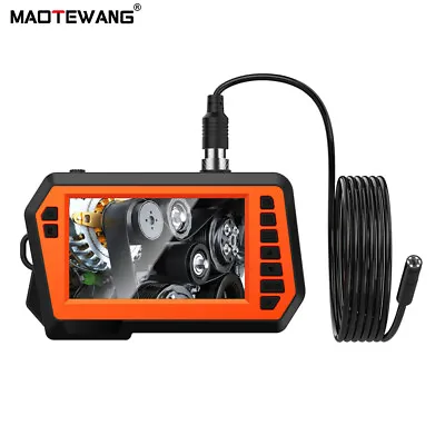 Buy 4.3inch Dual Lens Endoscope Sewer Drain Pipe Inspection Camera 1080P 5M Cable • 38.66$