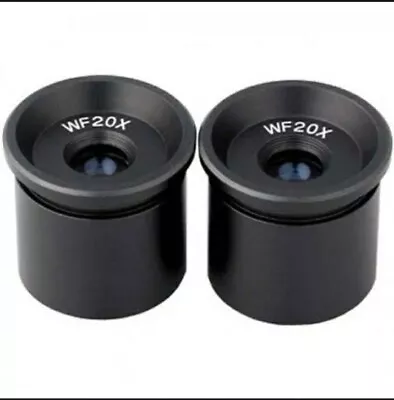 Buy AmScope EP20X305 Pair Of WF20X Microscope Eyepieces (30.5mm) • 46$