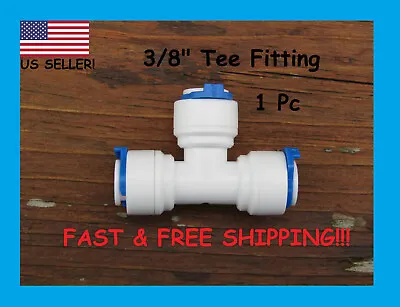 Buy 3/8  Tee Fitting For Reverse Osmosis (RO) Water Purification Systems • 6.49$