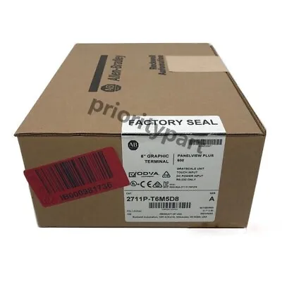 Buy Factory Sealed Allen-Bradley 2711P-T6M5D8 /A PANELVIEW PLUS 600 Free Shipping • 2,789$