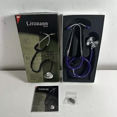 Buy 3M Littmann Classic II SE RainbowFinish Chestpiece Purple Monitoring Stethoscope • 79.99$