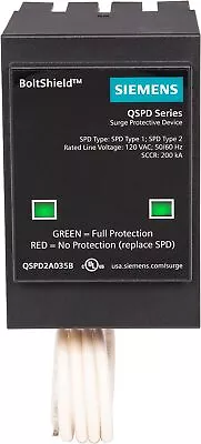Buy Siemens QSPD2A035B 120/240V 1-Phase 3-Wire Surge Protector Device • 76$