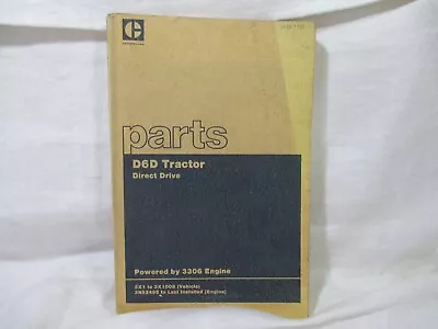 Buy Caterpillar D6D Tractor Direct Drive PARTS BOOK  3X1 To 3X1008 & More • 29.99$