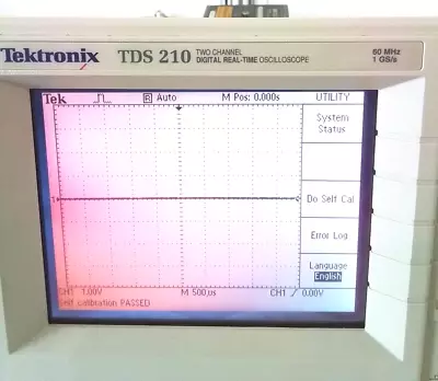 Buy Tektronix TDS210 2 X 60Mhz Oscilloscope 5Gs/s • 250$
