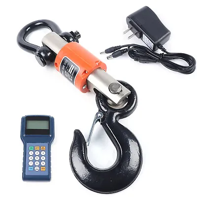 Buy Wireless Remote Digital Electronic Hanging Crane Scale With Handheld Meter NEW • 528.68$
