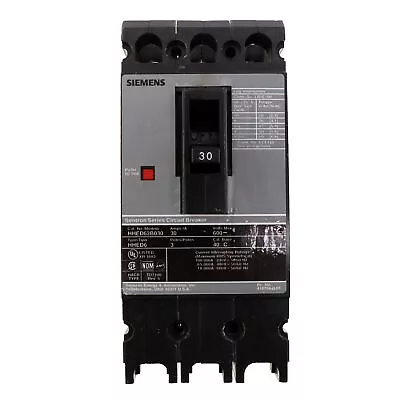 Buy Siemens Hhed63b030 Sentron Bolt-on Circuit Breaker, Hhed6, 3-pole, 30a, 600v • 149.50$