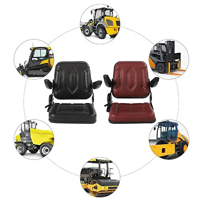 Buy Universal Tractor Seat & Brackets Fits Kubota Yanmar For Ford Satoh Fits Mas • 85.77$