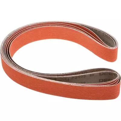 Buy Grizzly T32051 2  X 72  Ceramic Sanding Belt, 80 Grit, 5 Pk. • 71.95$