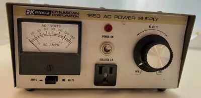 Buy BK Precision Dynascan Variable AC Power Supply Model 1653 * Vintage * Works! • 190$