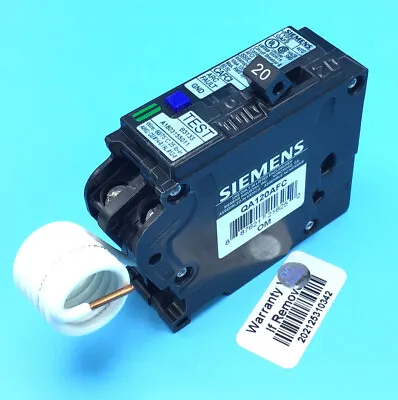Buy New Circuit Breaker Siemens QA120AFC  20 Amp 1 Pole 120V   AFCI • 39.99$
