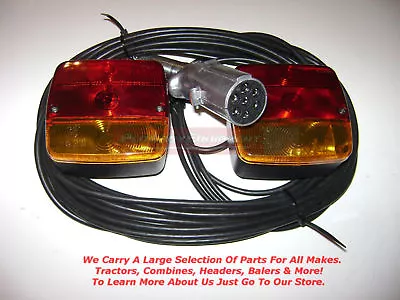 Buy MAGNETIC LIGHT KIT For CASE IH Tractor Wagon Implement Trailer Flat Bed Hay Farm • 89.99$