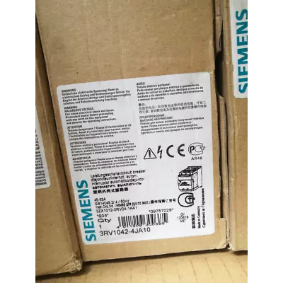 Buy 3RV1042-4JA10 SIEMENS Circuit Breaker Brand New In Box!Spot Goods Zy • 429.90$