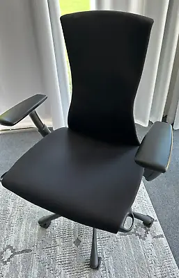 Buy Herman Miller EMBODY Chair - Black Graphite • 850$