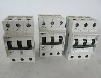 Buy Siemens 5SX2 3 Pole Circuit Breaker 5SX23C50 • 29.99$