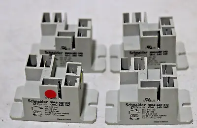 Buy LOT Of 4 SCHNEIDER ELECTRIC W9AS1A52-240 30A 240 VAC 28 VDC POWER RELAY • 28.99$