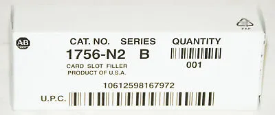 Buy Allen-Bradley 1756-N2 Series B Slot Filler Factory Sealed • 20$
