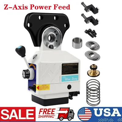 Buy Z-Axis Power Feed 450 Lbs Torque For Bridgeport Type Milling Machines 0-200 RPM • 144.43$
