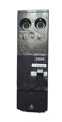 Buy Murray 2 Pole 200 Amp Type MD-HTR Main Circuit Breaker  240 VAC 22kA Siemens NEW • 179.89$