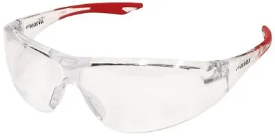 Buy Delta Plus Avion Safety Glasses Red Temple Tip  Clear Lens • 8.39$