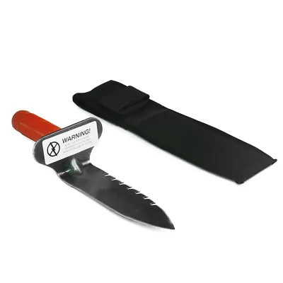 Buy Lesche Digging Tool & Sod Cutter Left Side Serrated Blade With Free Sheath • 50.95$