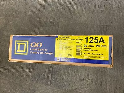 Buy Qo320l125g 3 Phase Square D Load Center Panel 20 Spaces 125a 240v New No Cover! • 358.99$
