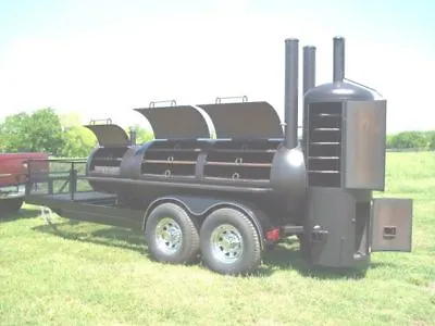 Buy NEW Custom BBQ Pit Charcoal Grill Smoker Style Trailer • 15,250$