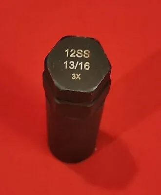 Buy 12-Spline 13/16 Inch Locking Lug Nut Socket 12SS 3X Black New • 7.99$