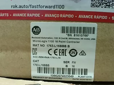 Buy Allen Bradley 1763-L16BBB /B MicroLogix 1100 16 Point Controlle - Factory Sealed • 993.60$