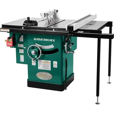 Buy Grizzly G1023RLWX 10  5 HP 240V Cabinet Table Saw With Built-in Router Table • 3,080$