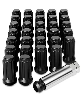 Buy OMT 9/16-18 Wheel Lug Nuts 32 Pack, Black 9/16 X 18 Trim Lug Nuts 2 Inches Tall  • 47.99$