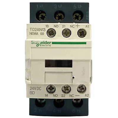 Buy Schneider Electric T02AN13-LC1D25 9A NEMA Size 00 SHIPS FROM USA • 52.96$