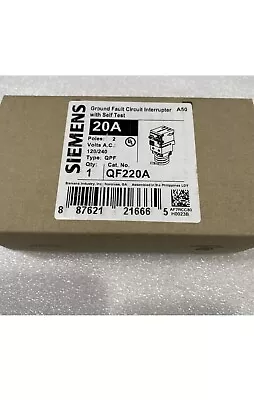 Buy Siemens QF220A Series QF Ground Fault Circuit Breaker • 149.99$