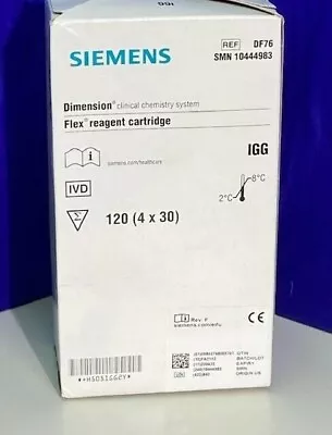 Buy DF76 Siemens Dade Dimension IgG (120 Tests/Box) (SMN 10444983) • 462$