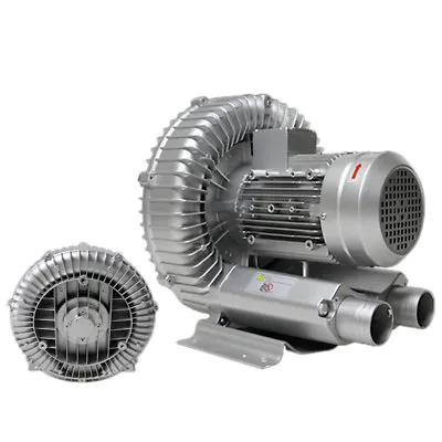 Buy 370W Vortex High Pressure Industrial Air Vacuum Pump Blower 220V Dry Air Blower  • 328.99$