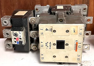 Buy SIEMENS Contactor Starter 3TF52 SIZE 4 135A W/ Overload Relay 3UA62 00-2H 55-80A • 299.99$